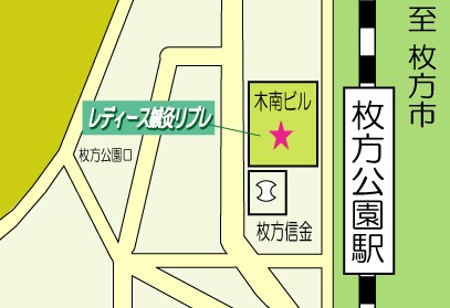 リブレへの地図